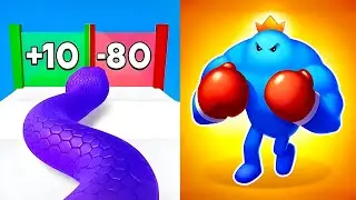 Snake Run Race vs Punchy Race 🔥2026 NEW LEVELS &ndash; TOO HARD TO WIN!