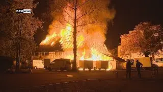 Frauenfeld TG: Meterhohe Flammen - Grossbrand in Frauenfeld - Niemand verletzt