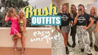 Sorority Recruitment Outfits + My Experience Rushing | Ella Elbells