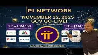 BIG NEWS! Pi Network GCV Live 22 Nov 2025 | $10,000 Withdrawal Limit | ISO 20022 Bank Integration!