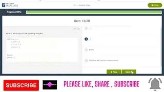 CISCO - PYTHON MODULE 4 TEST  Answers ( PCAP - Programming essential in Python) #cisco