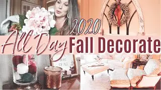 FALL DECORATE WITH ME | FARMHOUSE DECORATING IDEAS | FALL CLEAN + DECORATE WITH ME | FALL DECOR HAUL