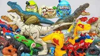 Jurassic World Unboxing Review | Trex Indoraptor Big Smasher Dino Indominus Rex Allosaurus | ASMR