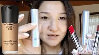 Oil control и Play glow Mac/ тестирую обновлённый тональный крем Мак и бальзам для губ Mac 24h MATTE