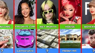 Taylor Swift vs Rihanna vs Billie Eilish vs Nicki Minaj