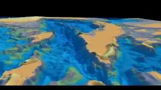 3D fly-thru Cayman Trough