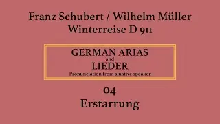 Franz Schubert: Winterreise - 04 Erstarrung | Pronunciation