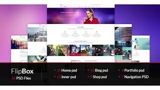 FlipBox-PSD Theme | Themeforest Website Templates and Themes