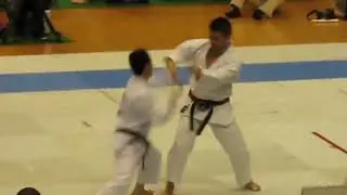 Kumeda vs Ogata JKA Karate Ippon KO
