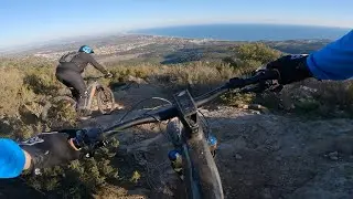 Sortie vtt enduro - Dh à Valmy  (66) le 23-01-2022