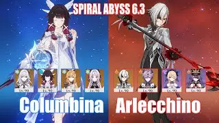 C0 Columbina & C0 Arlecchino Overload | Spiral Abyss 6.3 | Genshin Impact