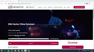 Ücretsiz Etik Hacker Olma Semineri