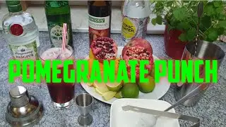Cocktail Recipe For Winter: How to make Pomegranate Punch | Happy New Year Everyone | Armida Krauss