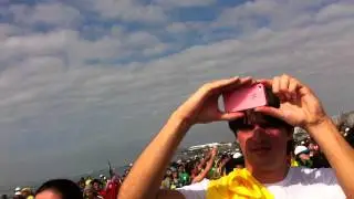 Flash mob at WYD 2013 final Mass on Copacabana Beach (3 MILLION+ PEOPLE) - 28 July 2013 #Rio2013