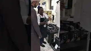 Portable steam one iron demonstration