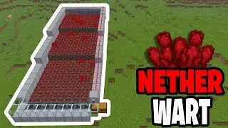 Как построить ферму адской бородавки в Minecraft! - Java и Bedrock