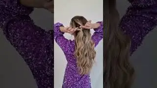 EASY + QUICK PRETTY PROM HAIRSTYLE 2025 👯&zwj;♀️  #hair #promhair #promhairstyles #promhairstyle