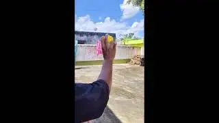 Reverse swing Bowling grip tutorial with tennis ball 👍 🏏 #shorts #sports #cricket #circketshorts
