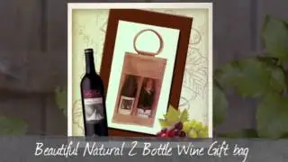 Assorted Jute Wine Bags