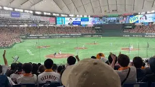 2025/09/13 東京ドーム (巨人－阪神) 5回表途中以降のタイガースの反撃シーンその1: 2点追い上げ