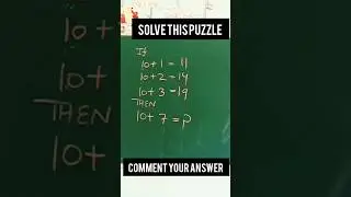 Maths puzzle 320 #mathspuzzle #mathspuzzles #solvingpuzzle #puzzlesolving #puzzle #solvethepuzzle