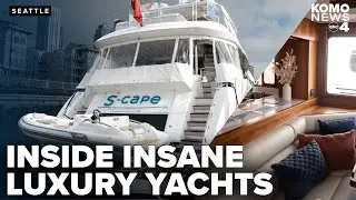 Inside the biggest and most expensive luxury yachts at the Seattle Boat Show