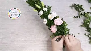 Jak Zrobić Palmę Wielkanocną z Bukszpanu i Krepiny 🌿 🌺 🌸 🌼 🌻