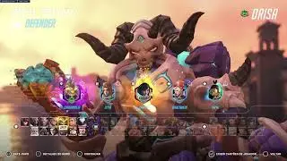 OVERWATCH 2 TEMPORADA 20 JOGANDO DE TANK OU SUPORTE PROTEGENDO OU DANDO APOIO AO TIME PS5