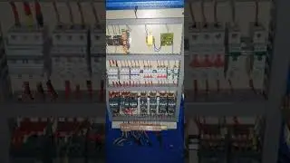 Boiler Oil line I.D.Fan or F.f Fan wiring Panel Board 15hp #machine
