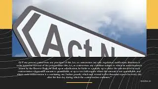 sec 13(1) The FEMA Act, 1999