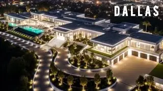 Dallas Dream Mansion Tour | Texas Contemporary Luxury Home | Modern Interior Design 