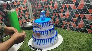 Doraemon cake design 😊😊😊