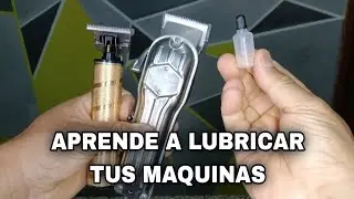 How to lubricate a clipper and trimmer with special oil #tutorial