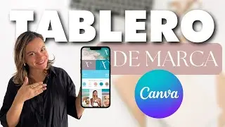 🔴 How to Make a Brand Board with Canva / Canva Tutorial in Spanish