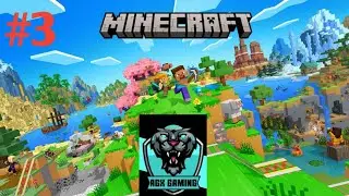 Minecraft gameplay part#3 tamil survival progress start | mining diamond | building fence #minecraft