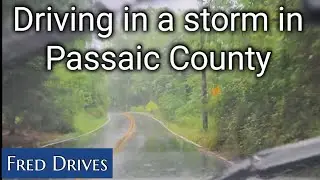 Fred Drives- Passaic County during a storm! #passaiccounty #storm #Driving #drivealong