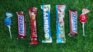 🎉ASMR Candy ULTIMATE CANDY LINE-UP 💥🍬 — SNICKERS • BOUNTY • CHOCO MIX🎉