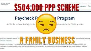 😒PPP Loan Fraud Paycheck Protection Program Scam IRS Seize Family Assets Property Bank Accounts
