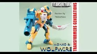 TRANSFORMERS Titans Return Deluxe class Monxo & WOLFWIRE/WEIRDWOLF蒙索和人狼