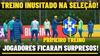 VEJA: ANCELOTTI FAZ TREINO INUSITADO NA SELEÇÃO BRASILEIRA! JOGADORES FICARAM SURPRESOS! 
