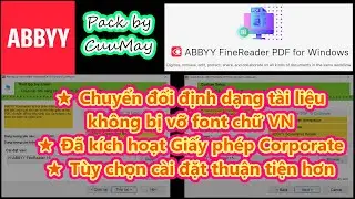ABBYY FineReader PDF 16 Corporate 2in1 pack by CuuMay - chuyển PDF sang Office kh&ocirc;ng bị lỗi font