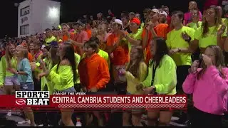 Sportsbeat Fans of the Week: Central Cambria Students and Cheerleaders