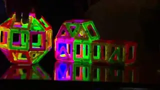 Magformers 28 pc. Glow in the Dark Magnetic Building Set with Rachel Boesing