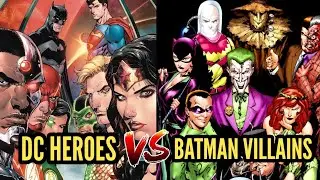 What If Batman Villains Fought Other DC Heroes?