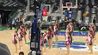 Bill Ryan High School Sensational Strutters Dallas Mavericks pregame dance performance 11/10/25