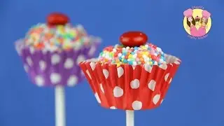 CUPCAKE MARSHMALLOW POPS - Bounce Patrol kids & Charli's Crafty Kitchen baking