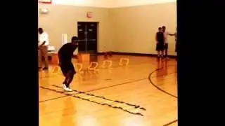 Sam Johnson workout with Game Face Elite Basketball. Basketball elite skills training.