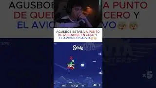 EPICA SALVADA DEL AVION🤯🤯🤯  #stake #casinogames #argentina #aviones #agusbob #bigwin