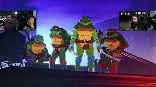 Trying Out TMNT: Shredder's Revenge - Part 2: 6 Player Co-op Madness! (Angry Joe & Crew)