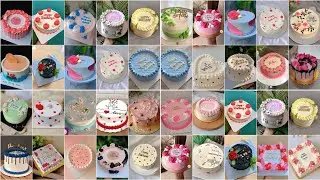 Round Cake Decorating Ideas 2025/Round Cake Design/Anniversary Cake/Birthday Cake Design/Cake Ideas 